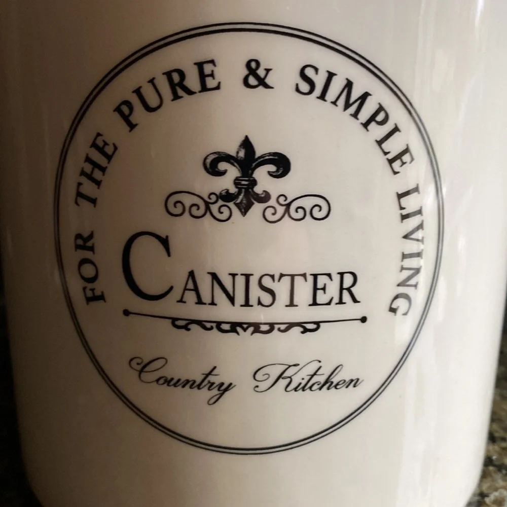 Pier 1 Imports Ceramic Canister NWT